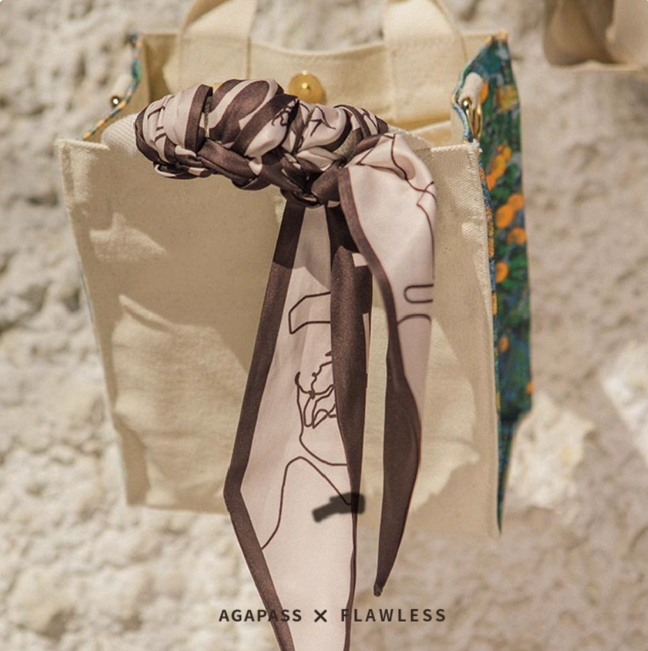 Agapass Twill Ribbon Scarf