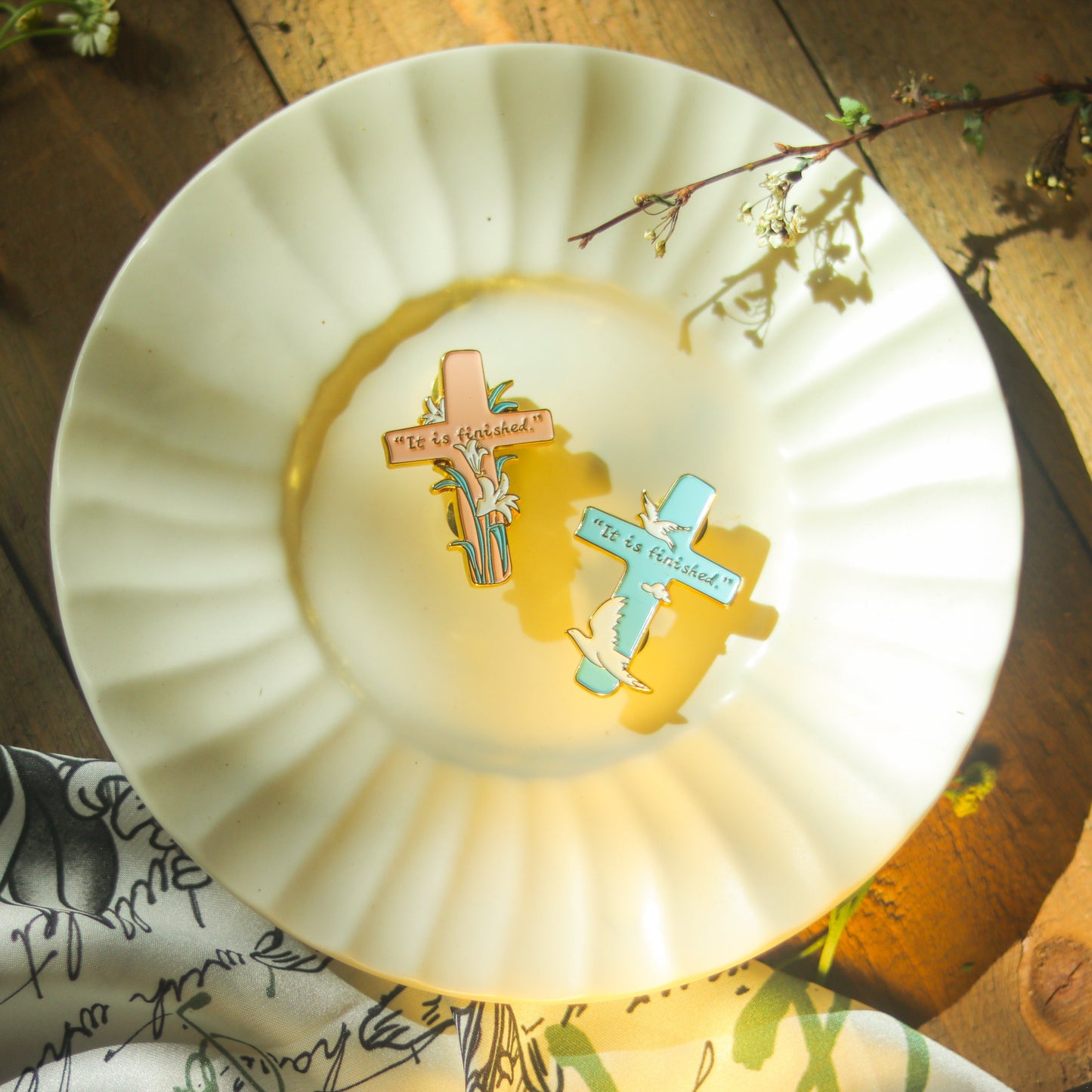 Agapass Cross Brooch