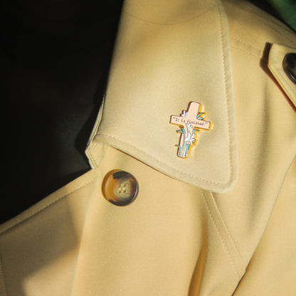 Agapass Cross Brooch